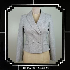 Calvin Klein NEW w/o Tags Gray Cropped Blazer